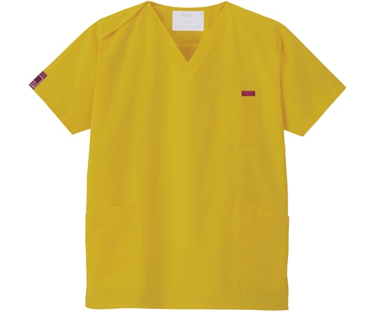 フォーク スクラブ マスタードイエロー S 7000SC-19 1枚（ご注文単位1枚）【直送品】