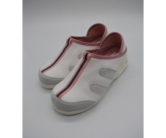 山一 ウイングナース キレイコート2WAYシューズ ホワイト・ピンク L 700WHPKL 1足（ご注文単位1足）【直送品】