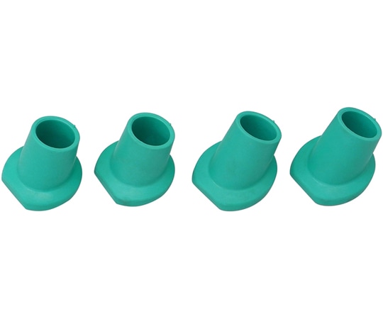島製作所 折りたたみシャワーチェアー 楽湯SA用 ゴムキャップ 1セット（4個入） ライトグリーン 2872 1セット（ご注文単位1セット）【直送品】