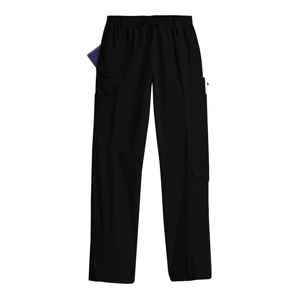 ディーフェイズ カーゴパンツ(男女兼用) ブラック XS Z1016 1枚(ご注文単位1枚)【直送品】