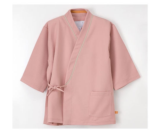 ナガイレーベン 検診衣じんべい型 ピンク S LK1431 1枚（ご注文単位1枚）【直送品】