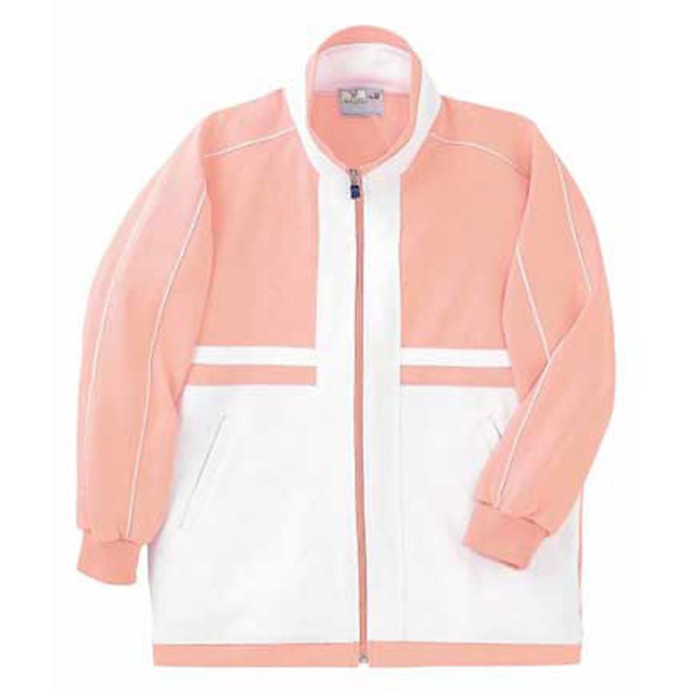 KIRAKU（トンボ） ハーフジャケット オレンジピンク 4L（身丈79cm） CR050-12 4L 1枚（ご注文単位1枚）【直送品】