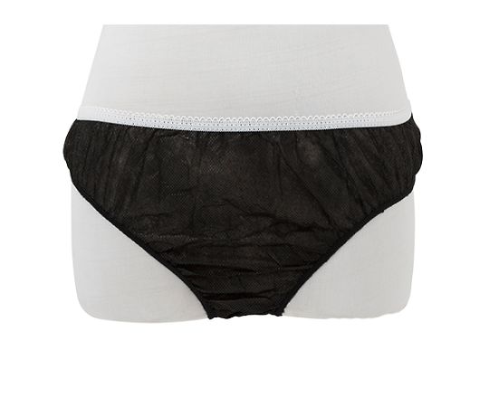 フィフティ・ヴィジョナリー ペーパーショーツ（ブラック）1000枚 WN-001-BLK 1ケース（ご注文単位1ケース）【直送品】