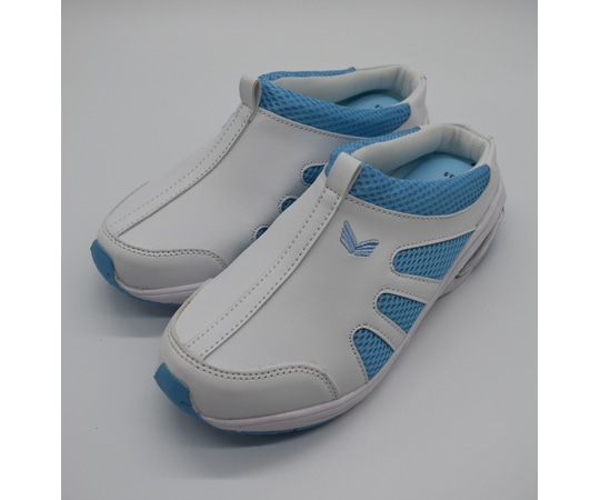 山一 消臭クッションインソール サボシューズ ブルー 24.5cm 80BL245 1足（ご注文単位1足）【直送品】