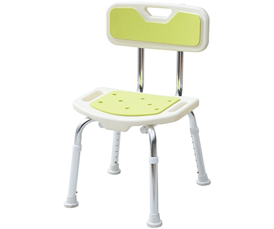 山善（YAMAZEN） コンフォート シャワーチェア ホワイト/グリーン YS-7003SN（GR） 1台（ご注文単位1台）【直送品】