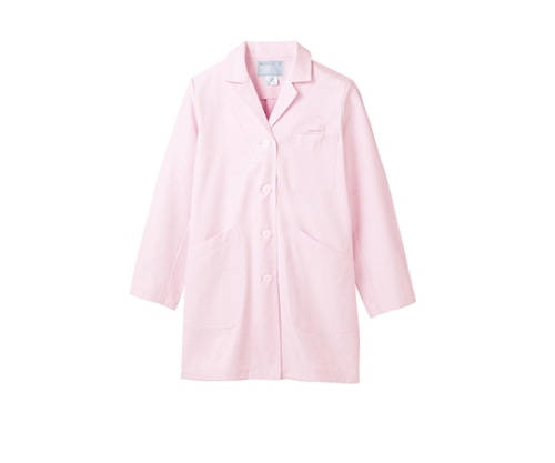 住商モンブラン 診察衣 レディス 長袖S ピンク 71-085 S 1枚（ご注文単位1枚）【直送品】