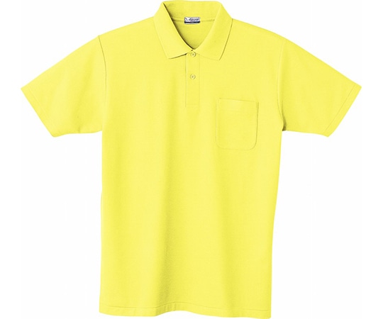 WHISEL（自重堂） 半袖ポロシャツ イエロー 5L 24404 1枚（ご注文単位1枚）【直送品】
