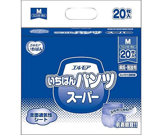 カミ商事 エルモアいちばん パンツスーパー M20枚 452091 1パック（ご注文単位1パック）【直送品】