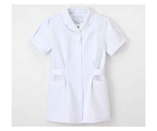 ナガイレーベン 女子上衣 ホワイト EL HE1972 1枚（ご注文単位1枚）【直送品】