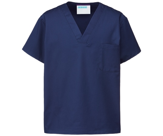 サンアロー スクラブ(男女兼用) ネイビー 4L REP136T-8 4L 1枚(ご注文単位1枚)【直送品】