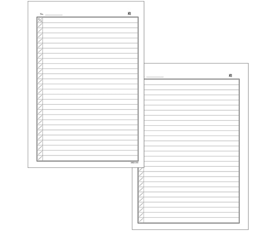 金鵄製作所 カルテ2号 B5 70kg 自費 k-016 500枚入 41021-703 1箱（ご注文単位1箱）【直送品】