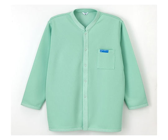 ナガイレーベン ニット上衣 グリーン S EJ7011 1枚（ご注文単位1枚）【直送品】