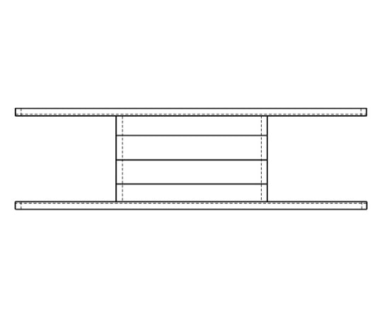 ナガイレーベン マスク グリーン 1組（2枚入） AD505 1組（ご注文単位1組）【直送品】