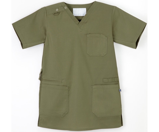 ナガイレーベン 男女兼用スクラブ オリーブ LL SH-5317 1枚（ご注文単位1枚）【直送品】