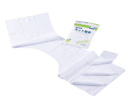 オオサキメディカル カット腹帯 フリー 34cm×125cm 3枚合 1枚入 00007 1パック(ご注文単位1パック)【直送品】