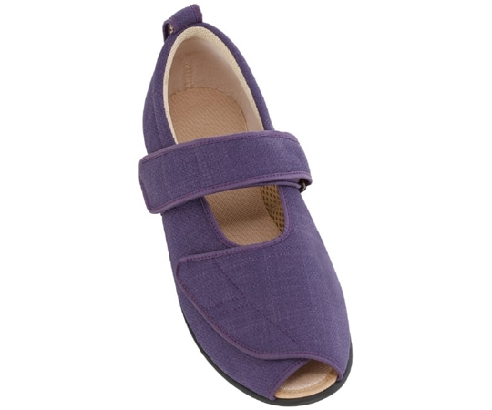 徳武産業 オープンマジックⅢ 9E 片足 右のみ 紫 S 7033 1個（ご注文単位1個）【直送品】