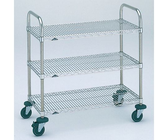 エレクター ステンレスエレクター・カート 万能カート φ100 W758×D460×H963mm オールSUS ステンレステーパータイプ 3SBKAS 1台(ご注文単位1台)【直送品】