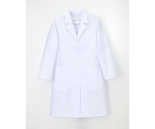 ナガイレーベン 女子シングル診察衣 ホワイト L SE-3555 1枚（ご注文単位1枚）【直送品】