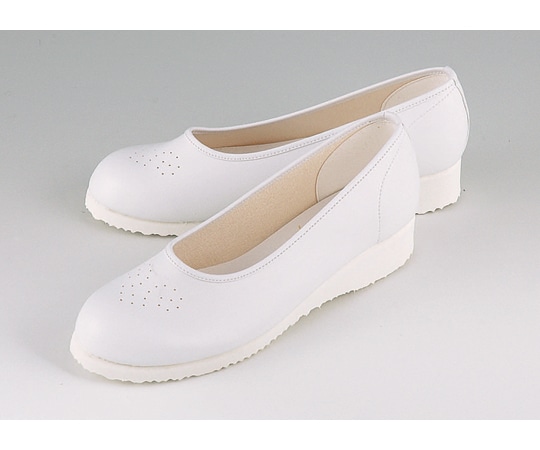マリアンヌ製靴 ナースシューズ ホワイト 24.0cm No.3 1足（ご注文単位1足）【直送品】