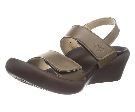 リゲッタ リゲッタ ローウェッジヒールサンダル オリーブ L CJLW5522-OLV-L（24.0cm-24.5cm） 1足（ご注文単位1足）【直送品】