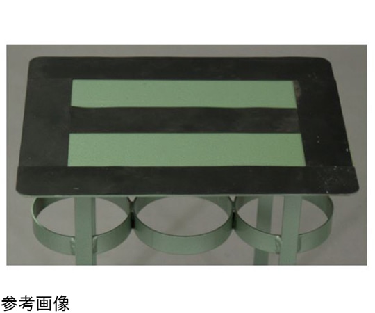 久喜製作所 ボンベスタンド 500Lラバー付 6本用 SBS-506R 120022523 1台(ご注文単位1台)【直送品】