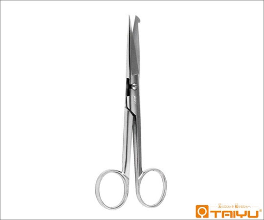TAIYU（大祐医科工業） 外科球頭剪刀 直 ハズシ 全長14cm TY-143 1本（ご注文単位1本）【直送品】