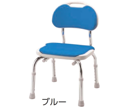 アロン化成 背付シャワーベンチ CPE-N ブルー 536-300 1個(ご注文単位1個)【直送品】