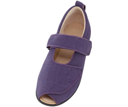 徳武産業 オープンマジックⅢ 9E 片足 左のみ 紫 M 7033 1個（ご注文単位1個）【直送品】