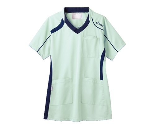 アシックス（住商モンブラン） ジャケット 男女兼用 ミント×ネイビー CHM301-0709 3L 1枚（ご注文単位1枚）【直送品】