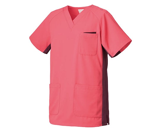 オンワード スクラブ チェリーピンク×ワイン M HS-8032 1枚（ご注文単位1枚）【直送品】