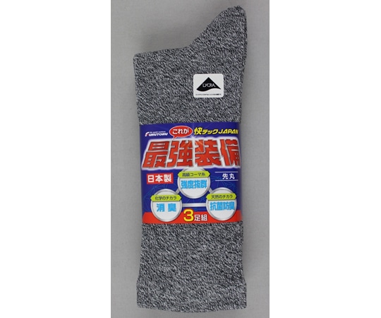 福徳産業 最強装備快テック先丸 モクカラー #4072-3P-L 1組（ご注文単位1組）【直送品】