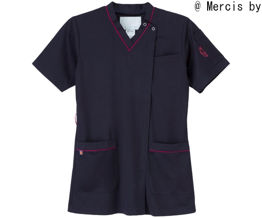 ナガイレーベン 男女兼用スクラブ ネイビーP S MFF-5832 1枚（ご注文単位1枚）【直送品】