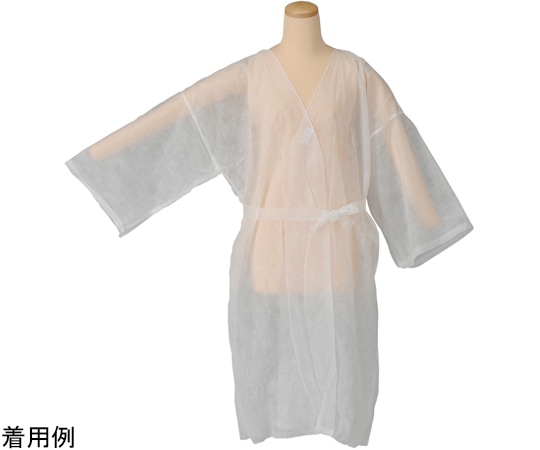 滝川 TBG ディスポドレス 袖付き 10枚入 1袋(ご注文単位1袋)【直送品】