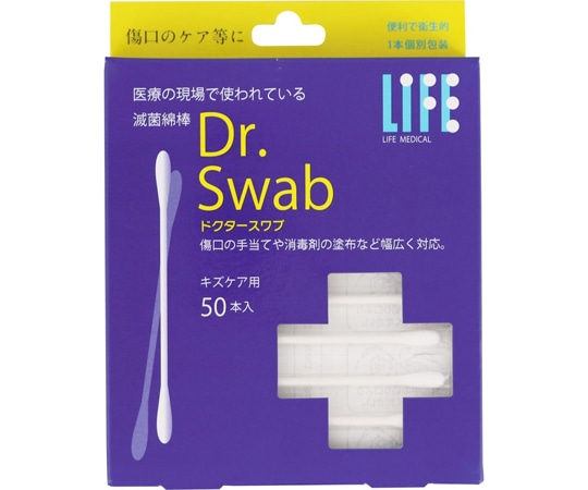平和メディク 滅菌綿棒Dr.Swab キズケア用 12個×12箱入 4582 1ケース（ご注文単位1ケース）【直送品】