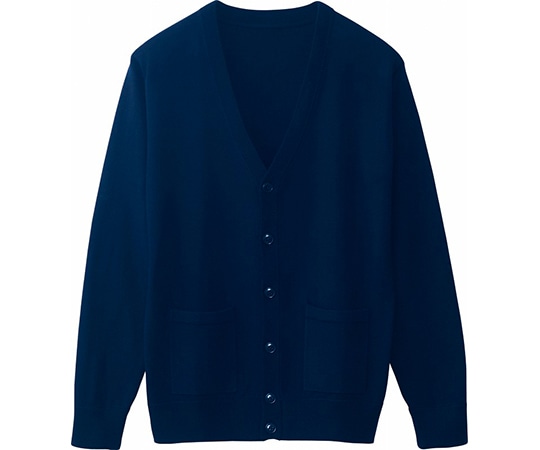 WHISEL(自重堂) メンズカーディガン ネービー M WH90419 1枚(ご注文単位1枚)【直送品】