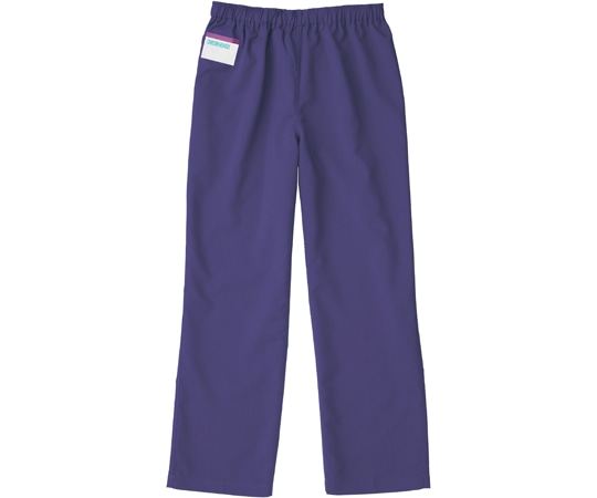 KAZEN 手術スラックス（男女兼用）ダークパープル L 155-67 1枚（ご注文単位1枚）【直送品】