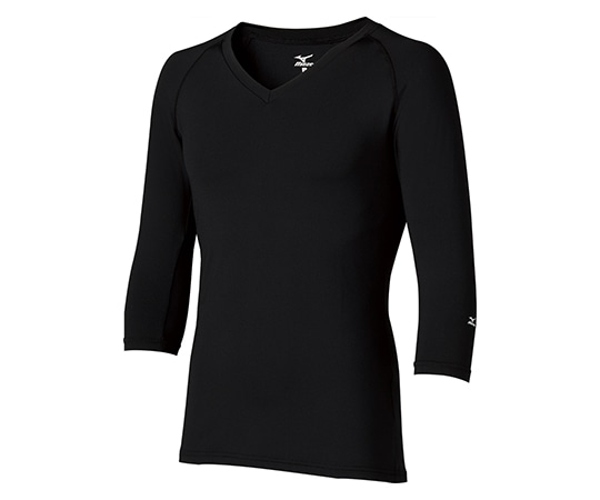 ミズノ（チトセ） 男性インナーウェアー ブラック S MZ0135-C-10-S 1枚（ご注文単位1枚）【直送品】