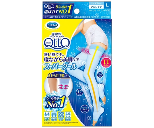 レキットベンキーザー・ジャパン ドクターショール 寝ながらメディキュット スーパークール フルレッグ L  1足（ご注文単位1足）【直送品】