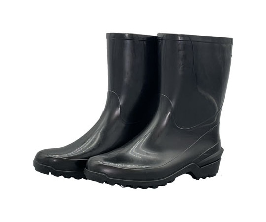 アサヒシューズ ハイゼクト紳士 長靴 K100 BK 24cm KG31041 1足（ご注文単位1足）【直送品】