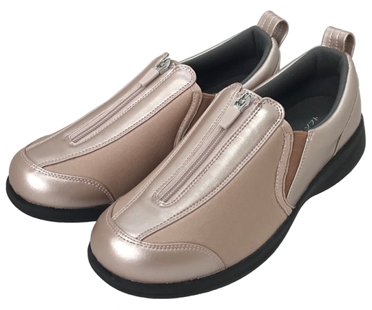 アスティコ 介護シューズ すたこらさんソフト晴66 ピンクゴールド 24.0/24.5cm  1足（ご注文単位1足）【直送品】