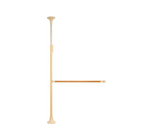 DIPPERホクメイ ベスポジBPZ 丸ベース レギュラート型 木手すり 固定1200 セット BPZ-K5000-12 1個（ご注文単位1個）【直送品】