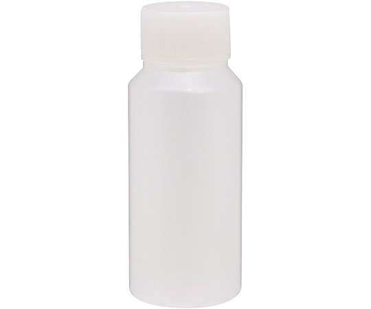 金鵄製作所 NK投薬瓶 60mL ノーマルキャップ（ホワイト:白） 目盛印刷なし 1箱（200本入） B0170-900WH 1箱（ご注文単位1箱）【直送品】