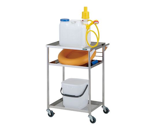 ナビス(アズワン) コンパクト洗髪台車 本体セット 1セット(ご注文単位1セット)【直送品】