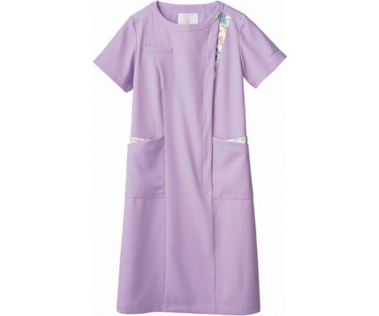住商モンブラン ナースワンピース 半袖 ラベンダー/アメリ ブルー S LW411-83 S 1枚（ご注文単位1枚）【直送品】