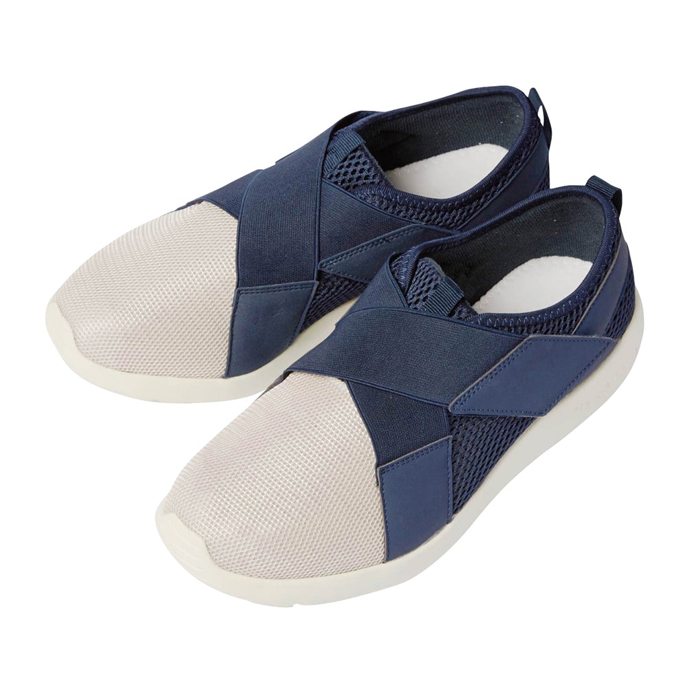 竹虎 リハビリ支援シューズII ネイビー 22.0cm 091412 1足（ご注文単位1足）【直送品】