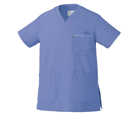 ミズノ（チトセ） 男女兼用スクラブ ブルー 4L MZ0018-C-31-4L 1枚（ご注文単位1枚）【直送品】