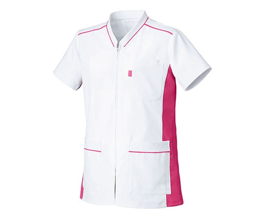 オンワード スクラブ ホワイト×ローズ BL HS-8027 1枚（ご注文単位1枚）【直送品】