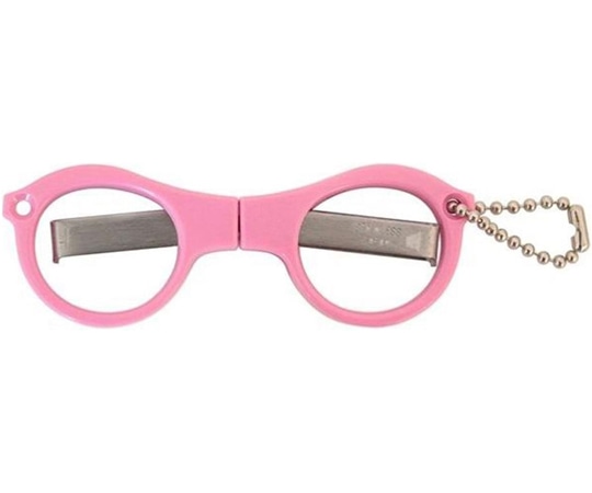 イトー メガネハサミ ピンク #018774 1個（ご注文単位1個）【直送品】