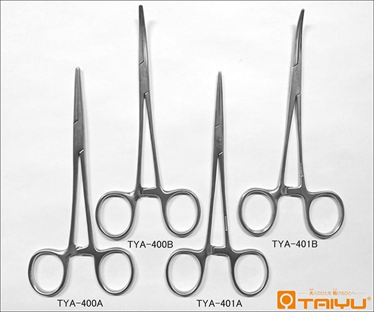 TAIYU（大祐医科工業） 外科止血鉗子 直 無鈎 BOX TYA-401A 1本（ご注文単位1本）【直送品】