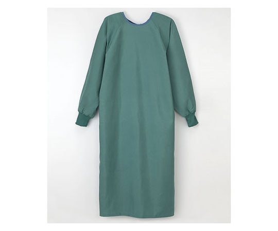 ナガイレーベン 手術ガウン(左ひも止め式) グリーン M BMA8110 1枚(ご注文単位1枚)【直送品】